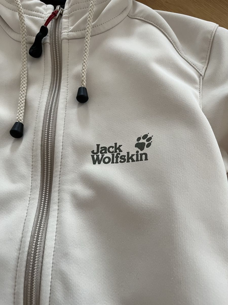 Jack Wolfskin Giacche: Jack Wolfskin Damen Softshell Jacke Crème, Grösse XS – Nuovo (secondo la descrizione) da Rotkreuz venduto da rinchee 3