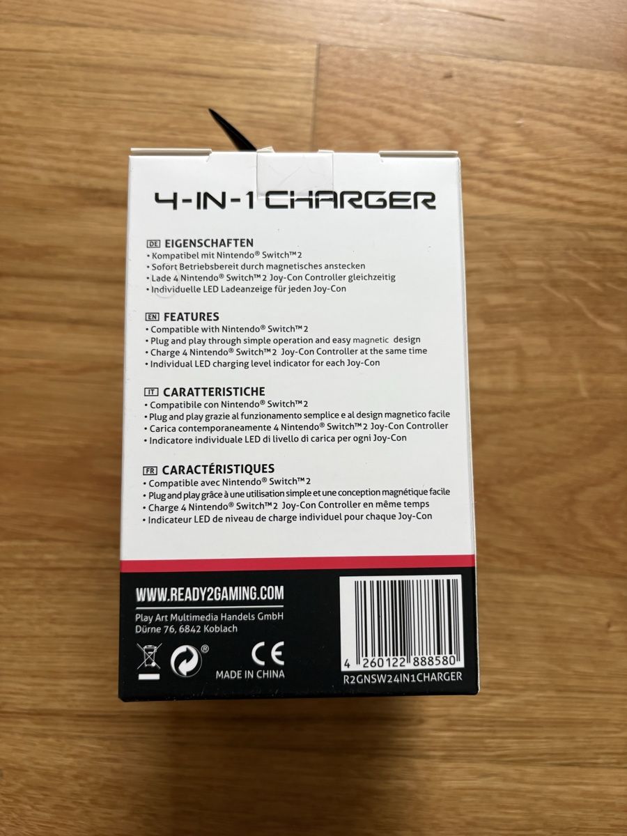 Ladestation für Nintendo Switch 2 Joy-Con (Neu und originalverpackt) in ...