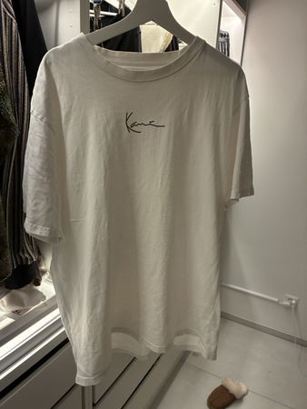 Karl Kani T-Shirt weiss Logo Grösse L Marke Vintage Retro