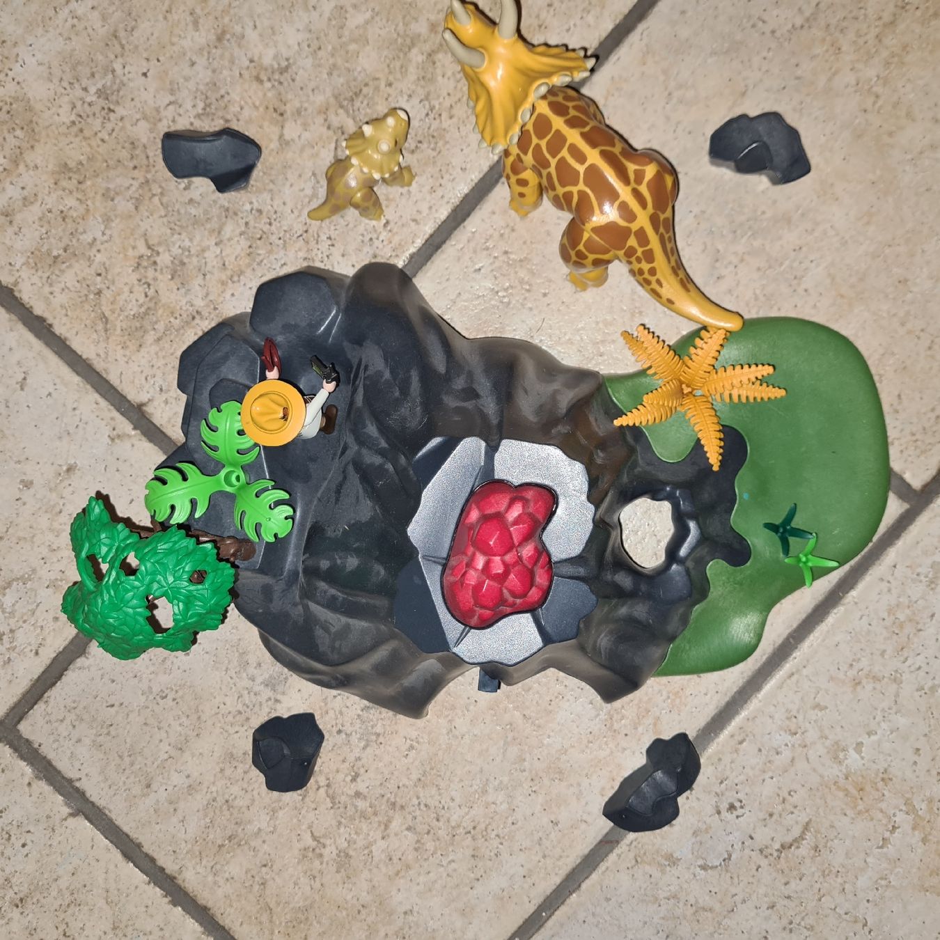 Playmobil Giocattoli: Playmobil Vulkanausbruch Dinosaurier – Usato da Niederglatt ZH venduto da Conucci 1