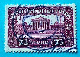 Briefmarken aus Österreich  Parlamentsgebäude GESTEMPELT 
