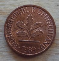 1 Pfennig BRD, 1989