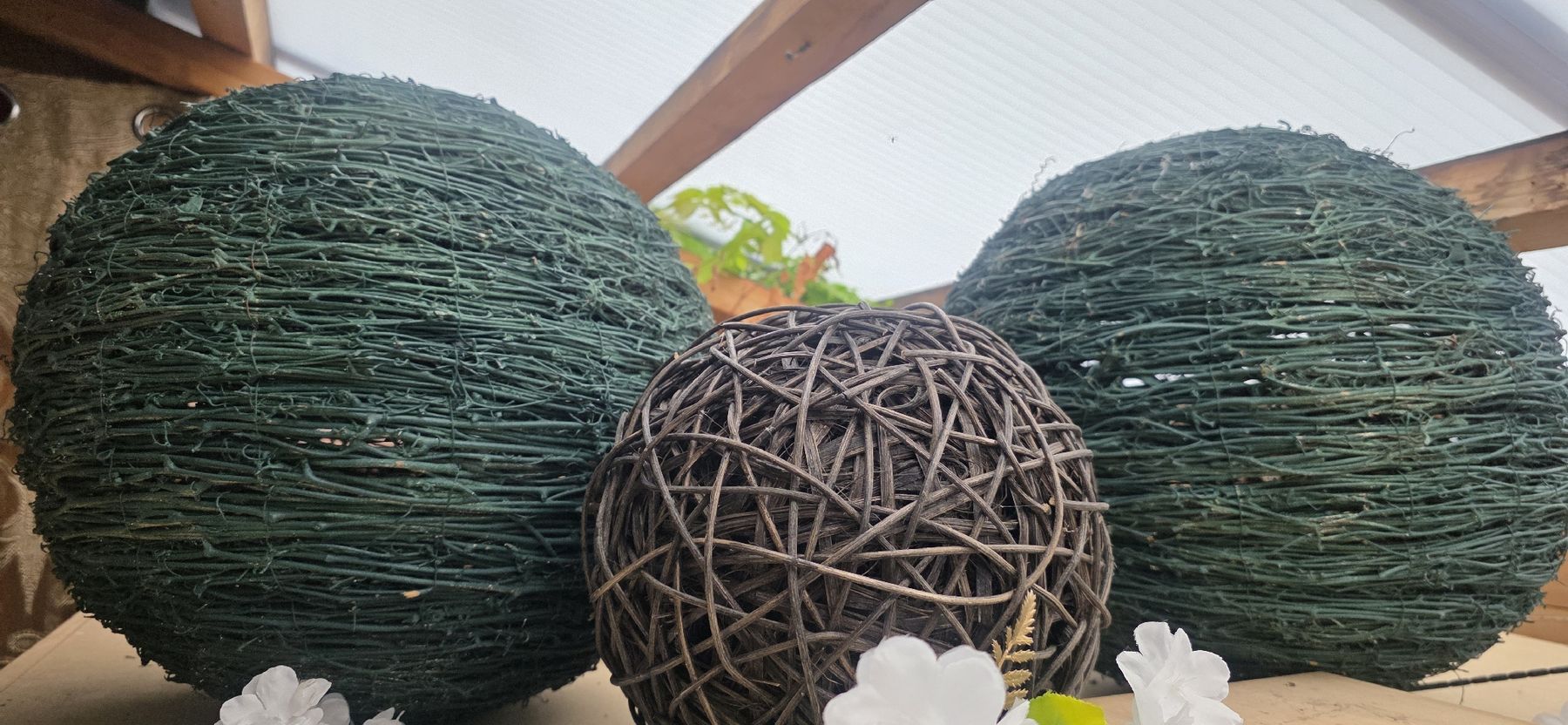 Toutes les décorations: 3× Deko Kugeln – D'occasion à Kaufdorf par Nati-Nati