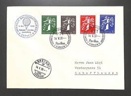 1939 Satzbrief Landesausstellung (Deutsch) BALLONWETTFLIEGEN
