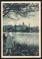 Aarau, Eidg. Turnfest 1932, Frau in Trac
