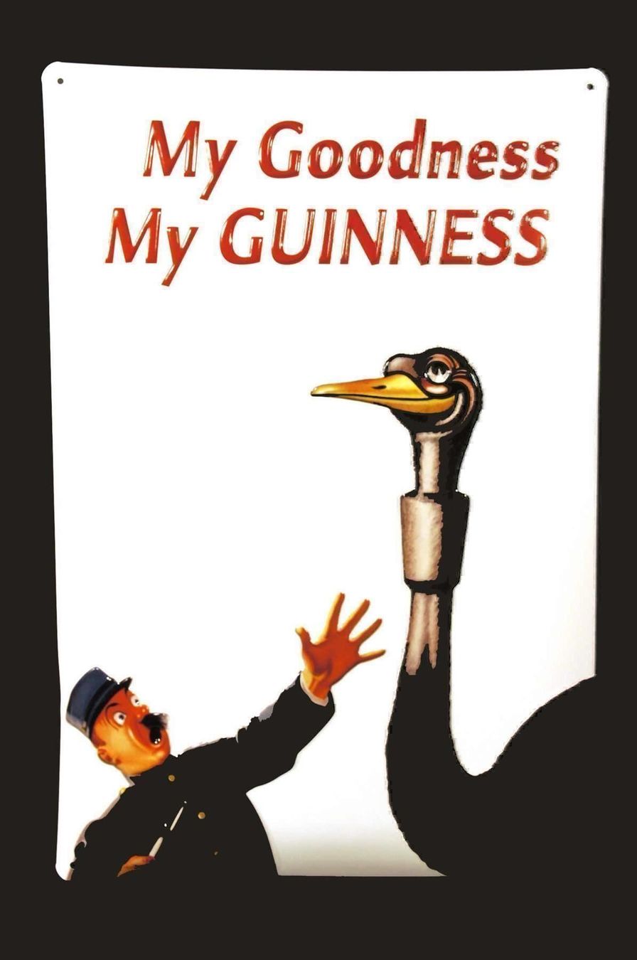 Guinness Insegne: Blechschild-GUINNESS-MY GOOD OSTRI – Nuovo e nell'imballaggio originale da Rupperswil venduto da big-one-sale