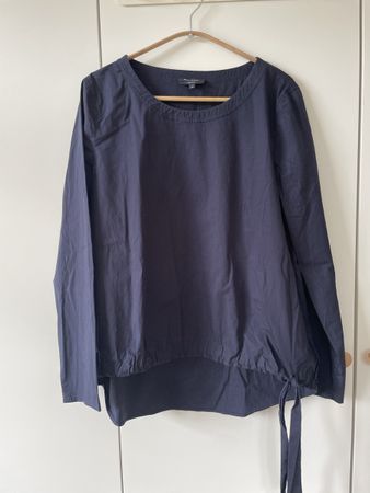 Marc O’Polo Langarm-Bluse Tunika Blau Gr. 40 Stretch