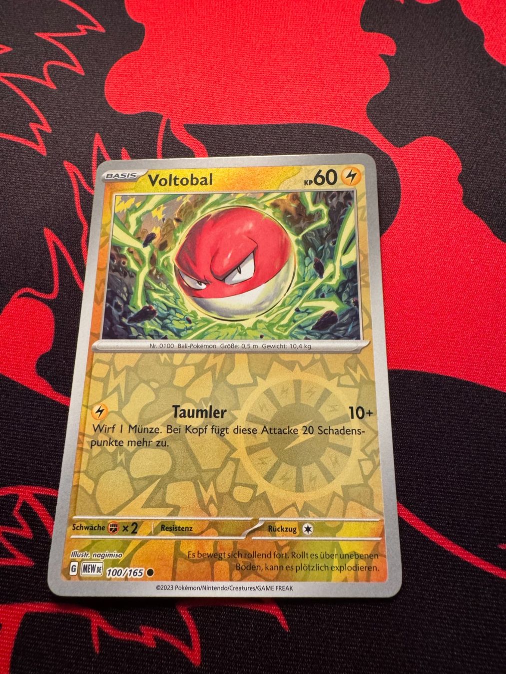 Pokémon Sammelbilder & Trading cards: Voltobal (MEW 100) - Reverse Holo - Pokemon 151 – Neu (gemäss Beschreibung) aus Bülach von Pfrenzel