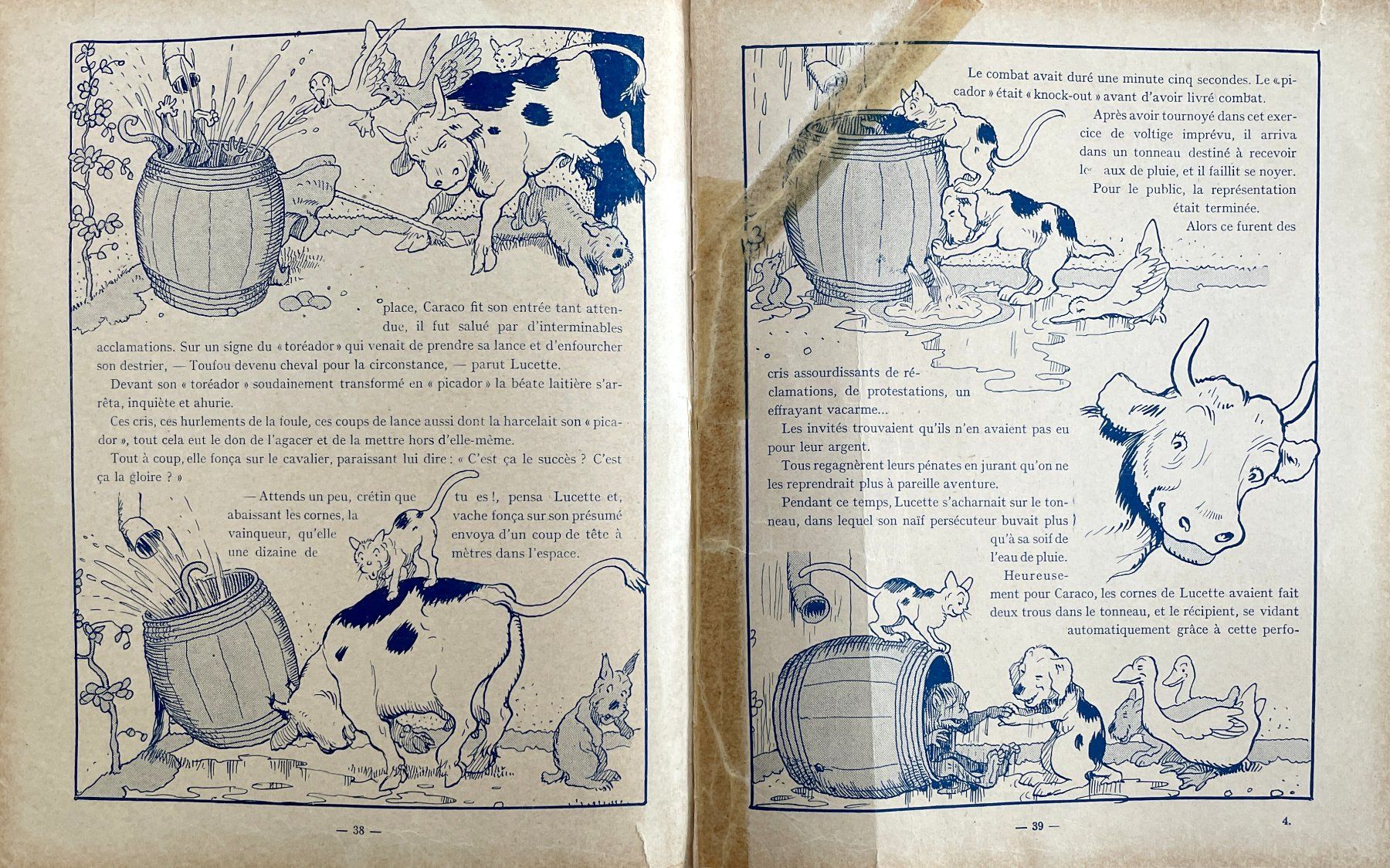 Bücher: Caraco plongeur 1934 - Benjamin Rabier – Gebraucht aus Savagnier von Ne2065 6