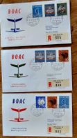 BOAC 3 Erstflug Briefe