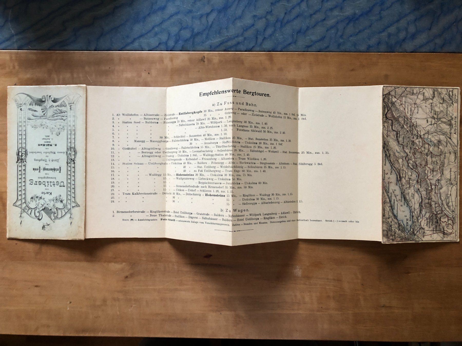 Cartine & Atlanti: Karte vom Üetliberg 1905 – Usato da Zürich venduto da allp 3