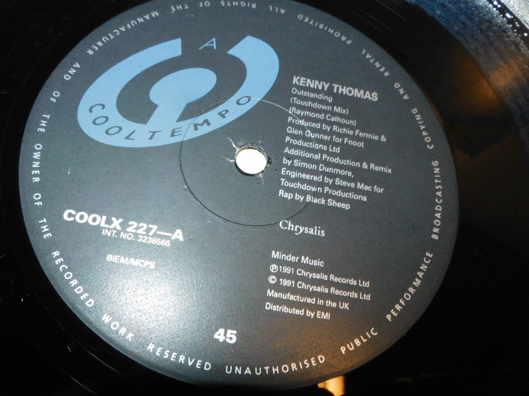 Dischi in vinile: LP - Schallplatte - Kenny Thomas The Mix - Outstanding – Usato da Sursee venduto da 76 2