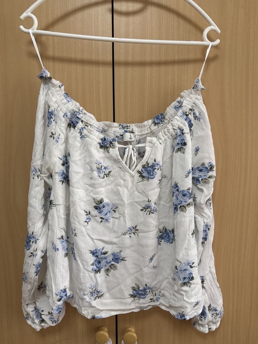 Hollister Camicette: Hollister Bluse, Gr. S, Blumenmuster – Nuovo (secondo la descrizione) da Thun venduto da Vans_98