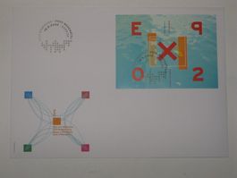 Sonderblock "Expo.02" FDC 15.05.2002