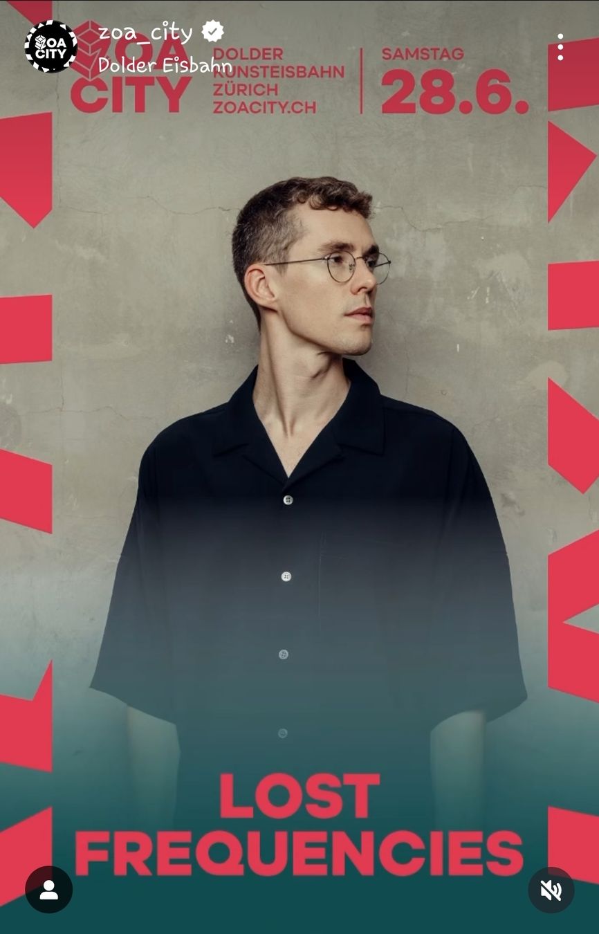 Tickets: VIP Ticket Lost Frequencies, 28.6.25 – Neu und originalverpackt aus Jonen von