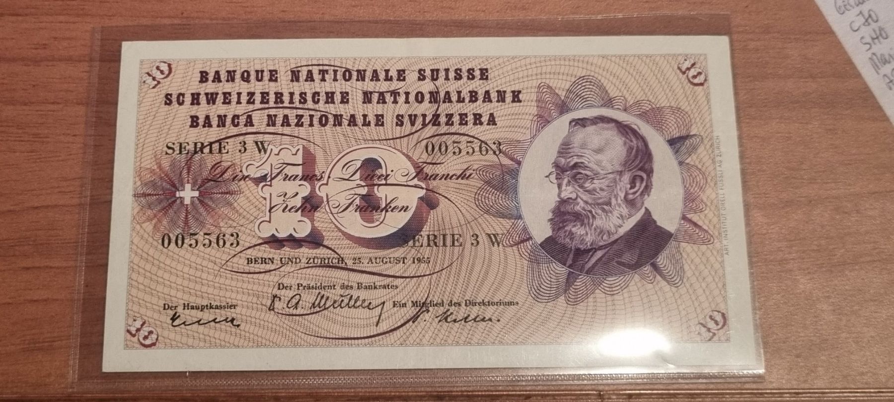 Banconote: Note 10 FR 1955 Seltene Jahre – Usato da Bure venduto da chap981