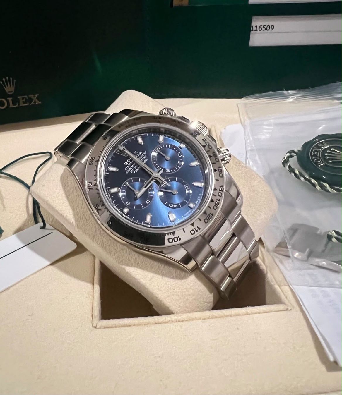 Rolex Uhren: Rolex Daytona Blue Dial, Ref.: 116509 from 2019 – Gebraucht aus Chur von lucretiawatches 1