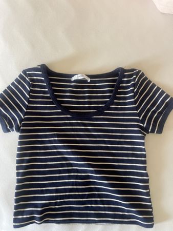 Mango T-Shirt, gestreift, blau/weiss, Gr. M, Sommer Must-hav