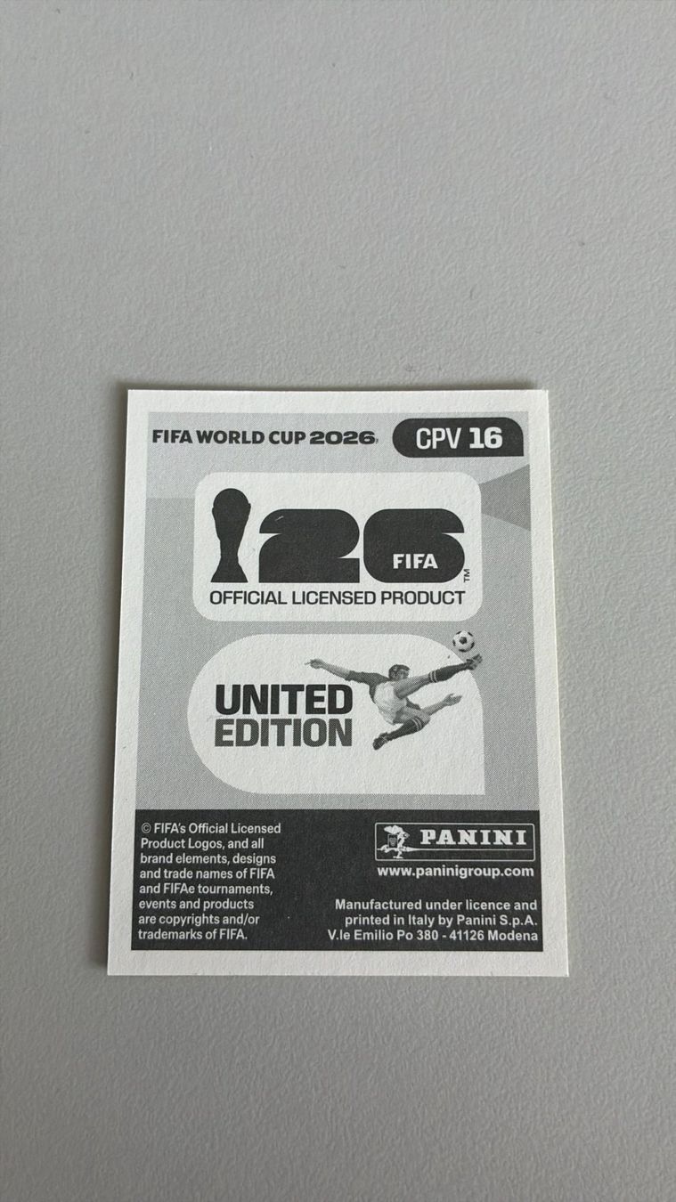 Panini Carte collezionabili: Carte panini 2026 - CPV 16 – Nuovo (secondo la descrizione) da La Neuveville venduto da Ibo2300 1