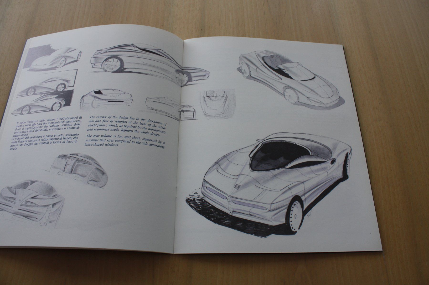 Documents: Pininfarina Chronos Prospekt Studie Model 3/1991 – D'occasion à Wikon par erwin400 2