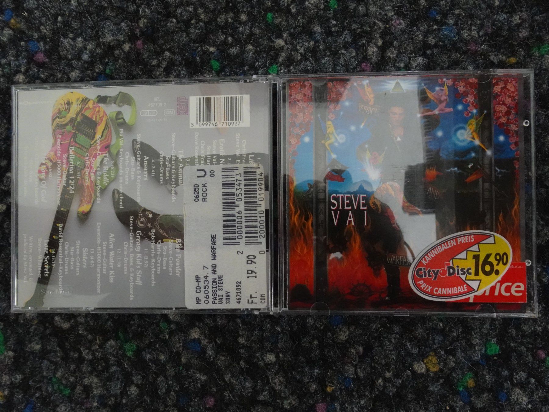 CDs: CD : Steve Vai – Gebraucht aus Lotzwil von Kiddis