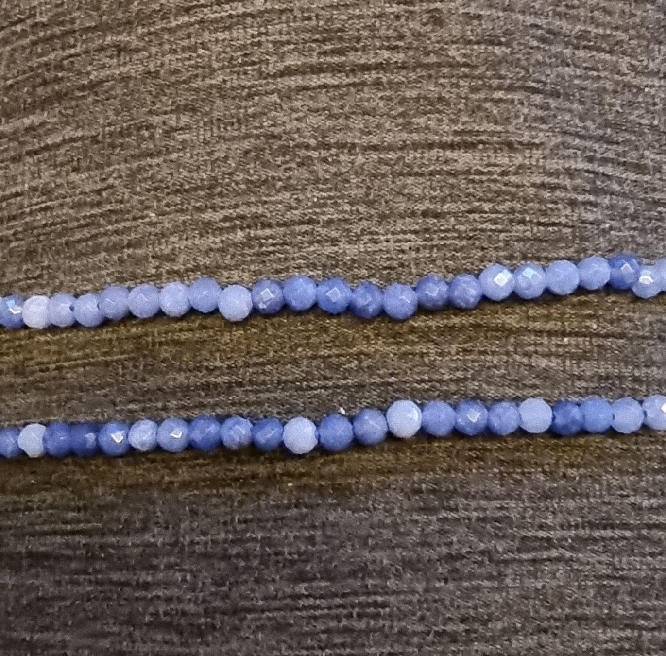 Catenine: Aventurin blau 3mm. facettiert Strang – Nuovo e nell'imballaggio originale da Menziken venduto da Mirager 1