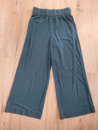 Monki Culotte Stoffhose Grün XS