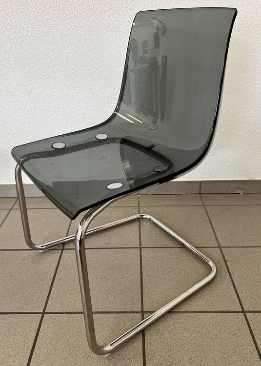 4 Vintage Ikea Tobias Plexiglas Stühle Freischwinger Kaufen auf Ricardo