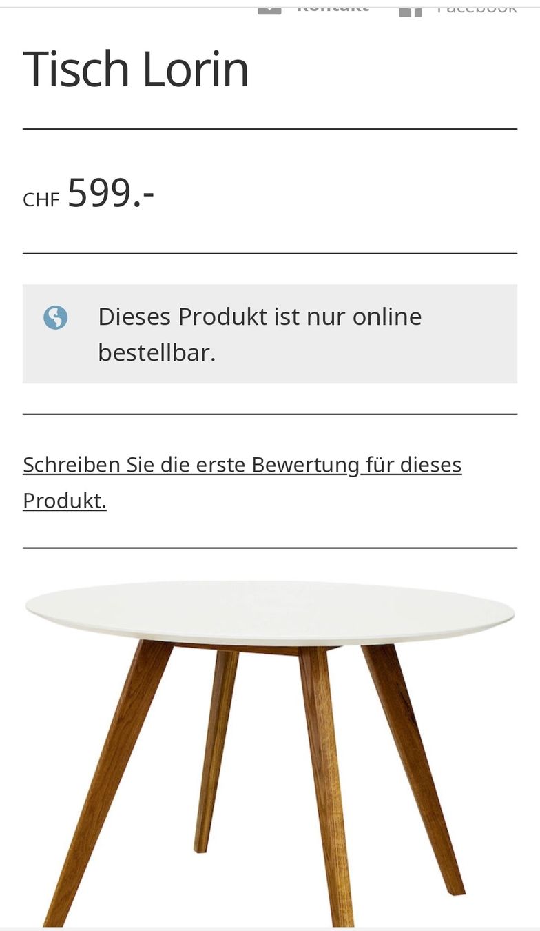 Livique Tavoli: runder Tisch mit 4 Stühlen – Usato da Bern venduto da Leali_71 3