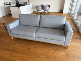 Stoffsofa grau