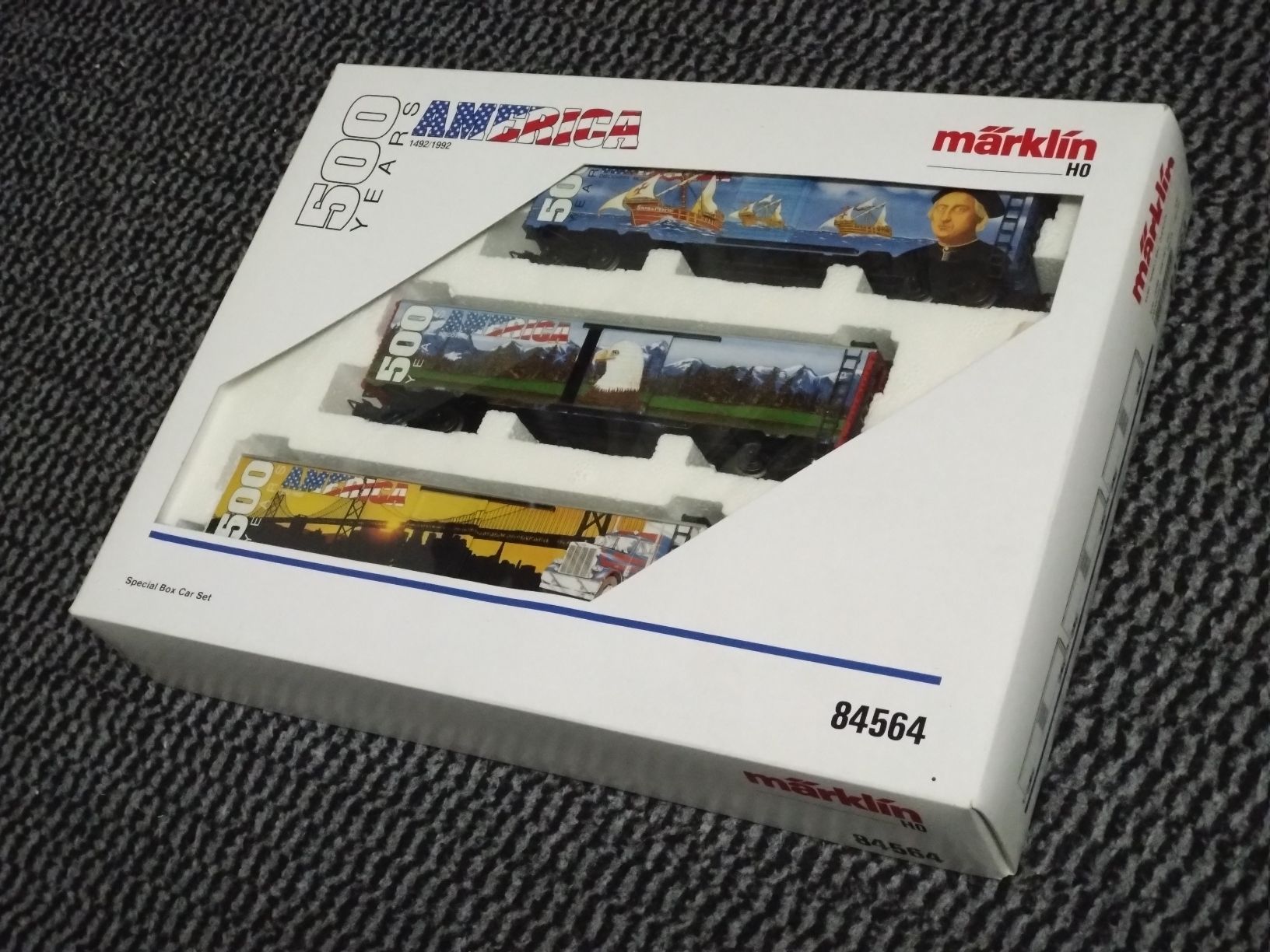 Märklin Modellini di ferrovie: Märklin 84564 Güterwagen-Set "Special Box Car Set" – Nuovo (secondo la descrizione) da Winterthur venduto da fab_gh27