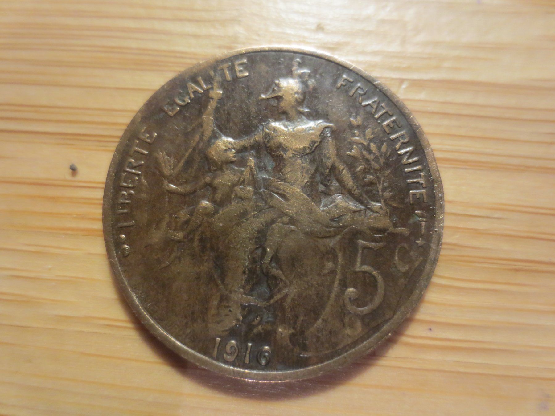 Tutti le monete: Antike Münze  1916 – Usato da Weier im Emmental venduto da waefler03 1