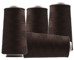 Overlockgarn, 3000m, Polyester - dunkelbraun 24