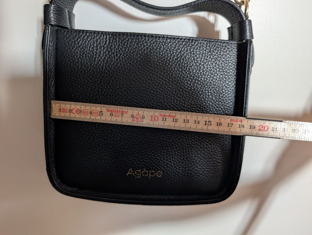 Borse da donna: Adorable petit sac crossbody acheté à Athènes cuir noir grai – Usato da Cheseaux-Lausanne venduto da loscaptos 5