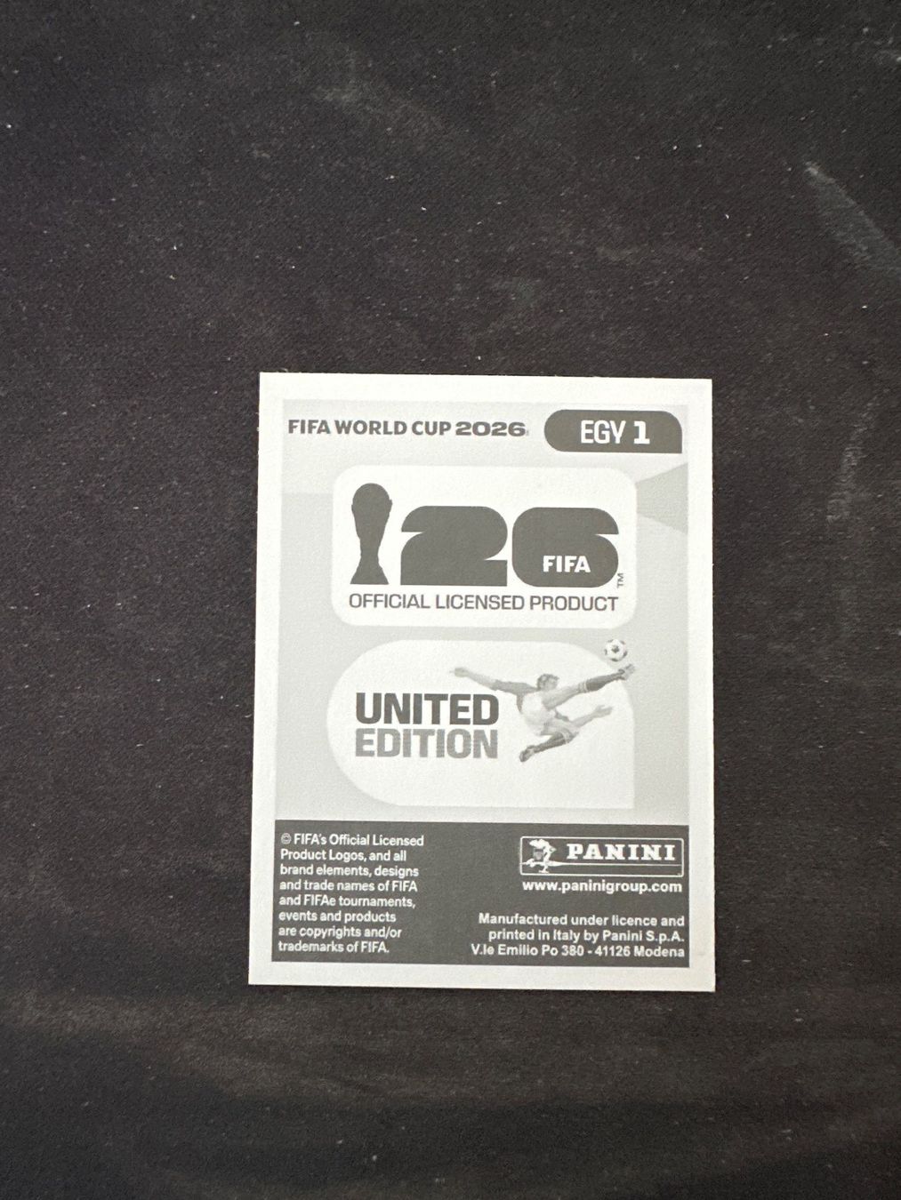 Panini Carte collezionabili: Panini FIFA WM 2026 Sticker - EGY 1 – Usato da Sulz AG venduto da DealWerk 1