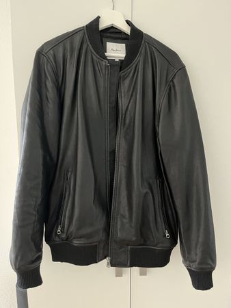 Lederjacke Pepe Jeans schwarz Grösse L