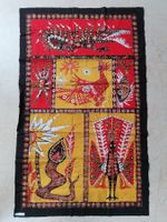Stoffbild Batiktechnik 75 x 122 cm / Neu