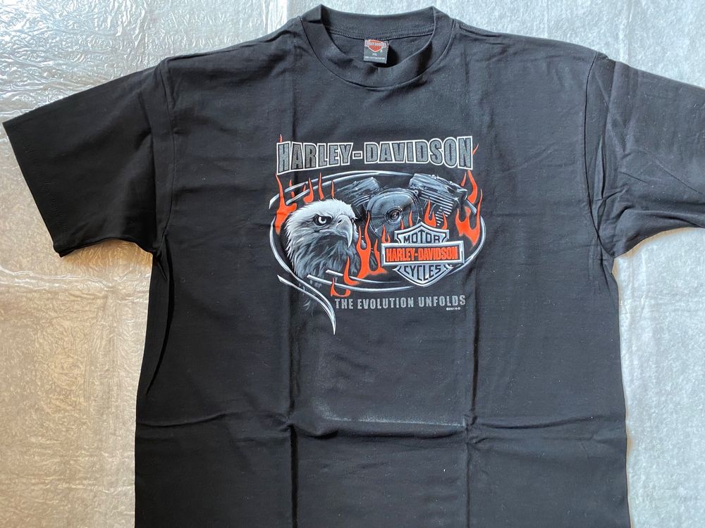 Harley-Davidson T-shirt: Harley-Davidson T-Shirt Touring 2000 Gr.XX L schwarz Kult! – Nuovo (secondo la descrizione) da Berg TG venduto da Electrolux23