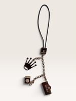 Porte-clés Rolex vintage doré 3 pendentifs + boîte