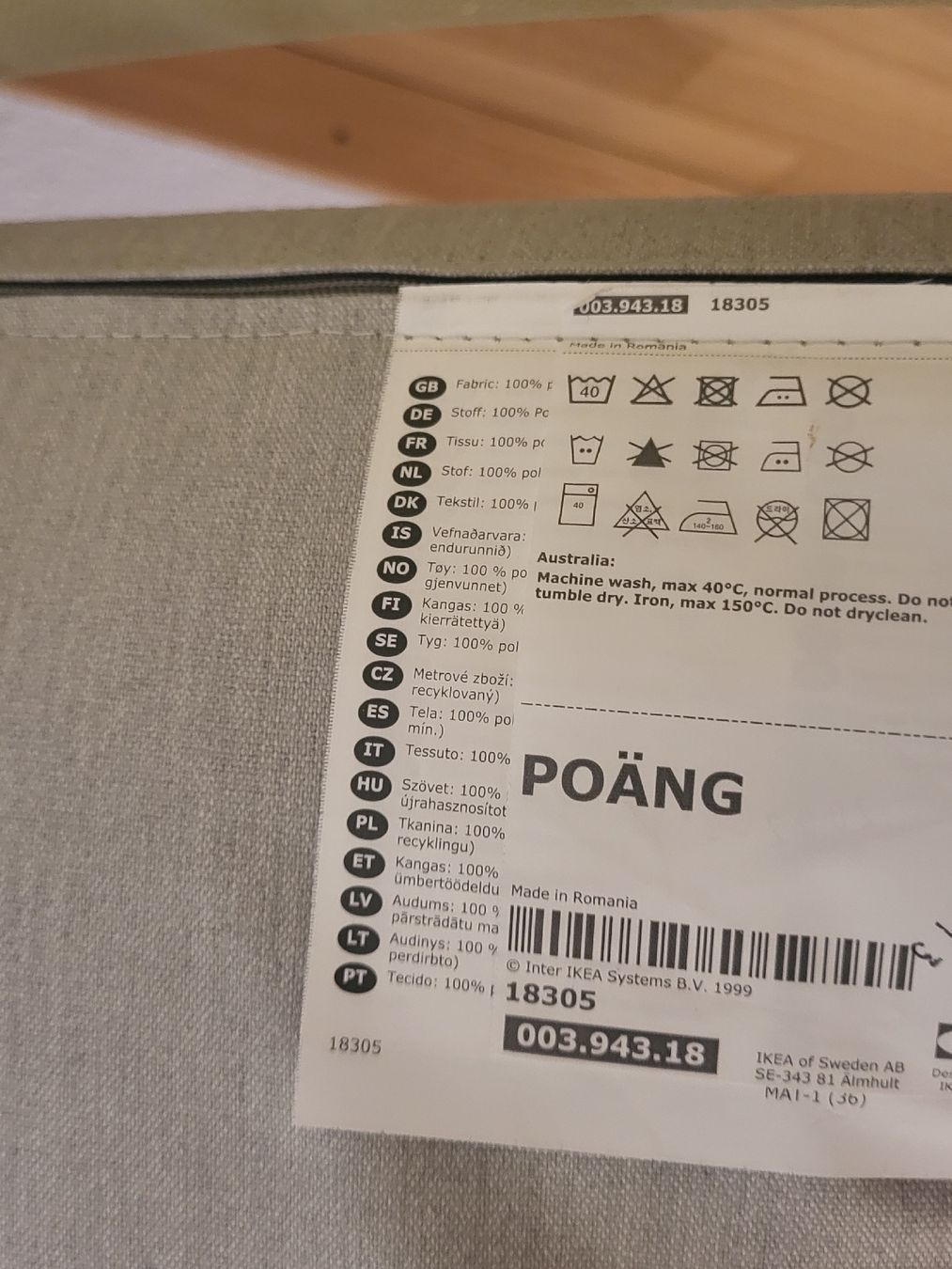 Ikea Poltrone: Sessel mit Hocker Poäng – Usato da Zürich venduto da gui_mpr9 5