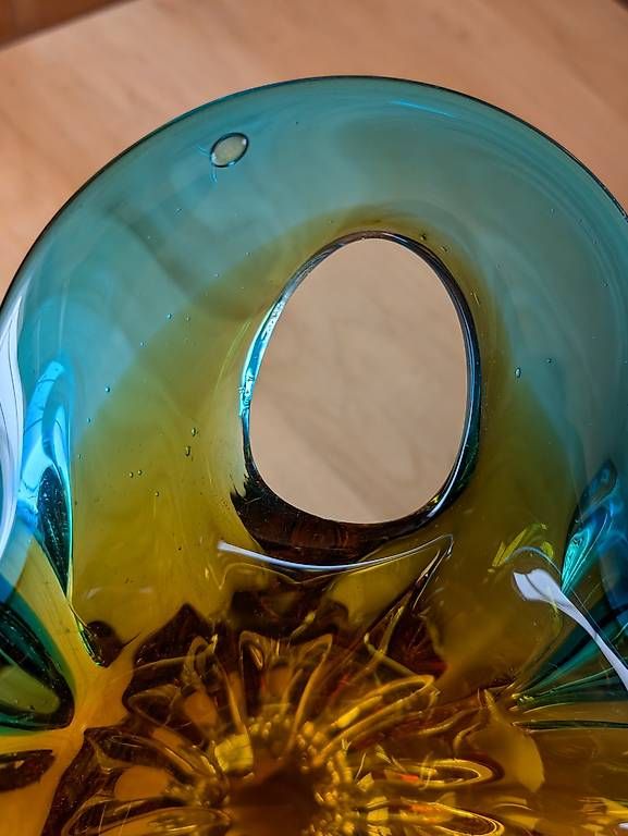 Vasi & Recipienti: Elegante, schwere Glasvase - evtl. Murano – Usato da Wittenbach venduto da Saulgau 3
