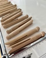 27 Vintage-Wäscheklammern aus Holz, Neu
