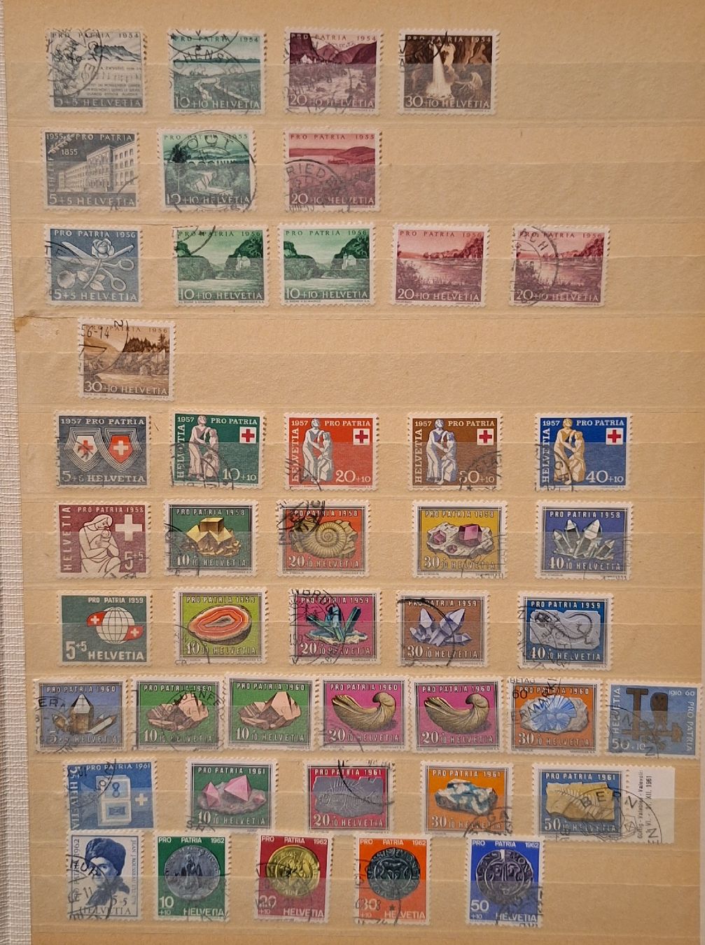 Alle Briefmarken: Pro Patria Sammlung – Gebraucht aus Balgach von SIMEON27 1