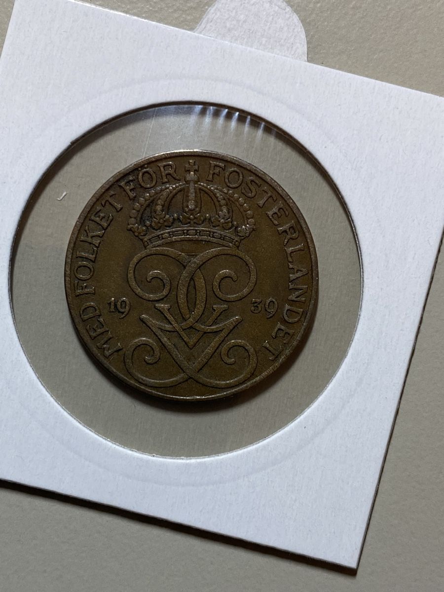Tutti le monete: Suède - 5 Öre - 1939 – Usato da Payerne venduto da Mike1682 1