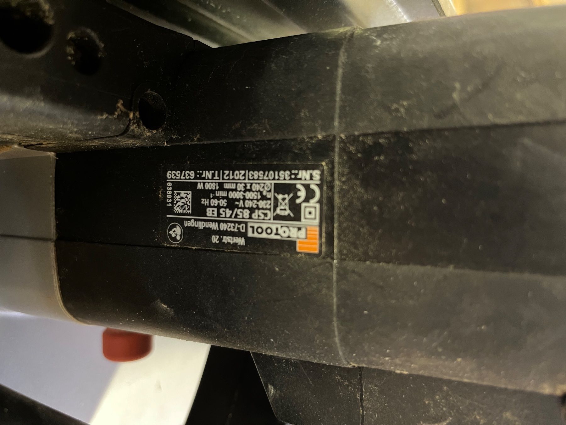 Tutte le macchine: scie circulaire protool csp 85/45 eb – Usato da Frenières-sur-Bex venduto da pilule73 2
