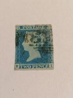 Two pence blue 1841, Platte 4 