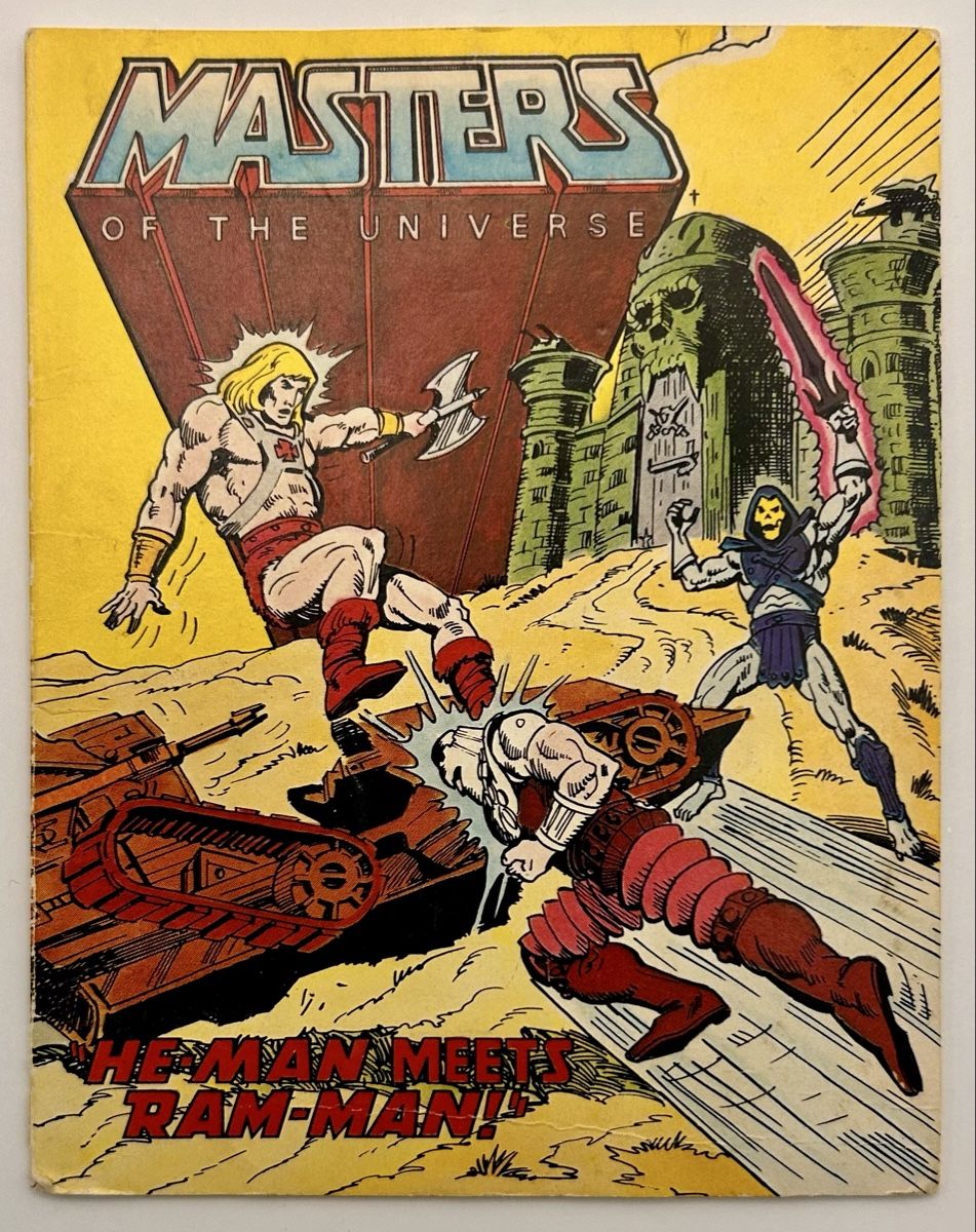Masters of the Universe Statuette: MOTU Vintage Ram Man Figur komplett mit Mini-Comic – Usato da Oberhasli venduto da Schneeschueh 4