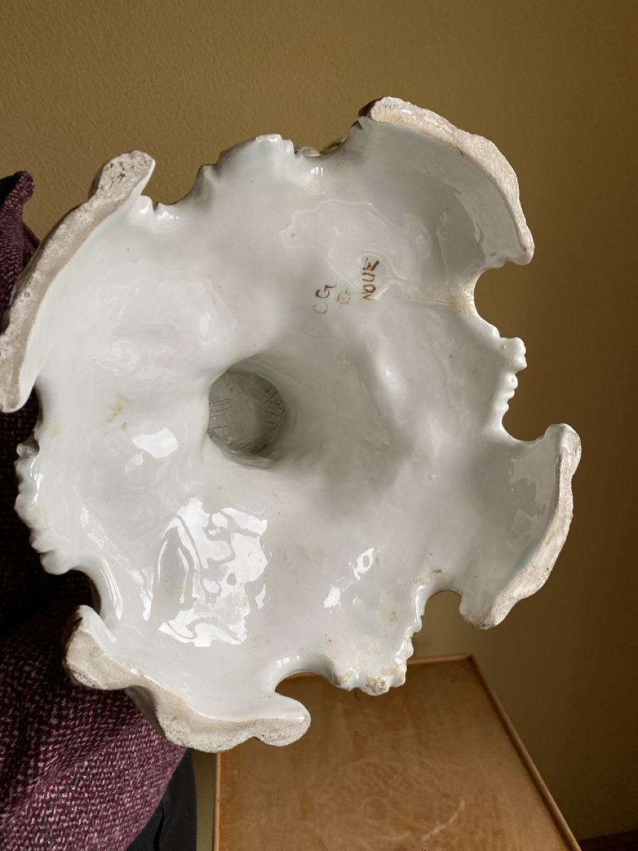 Vasi & Recipienti: Prunkvolle Vase Hahn Neo-Rokoko handbemalt – Usato da Luzern venduto da Gustav-33 6