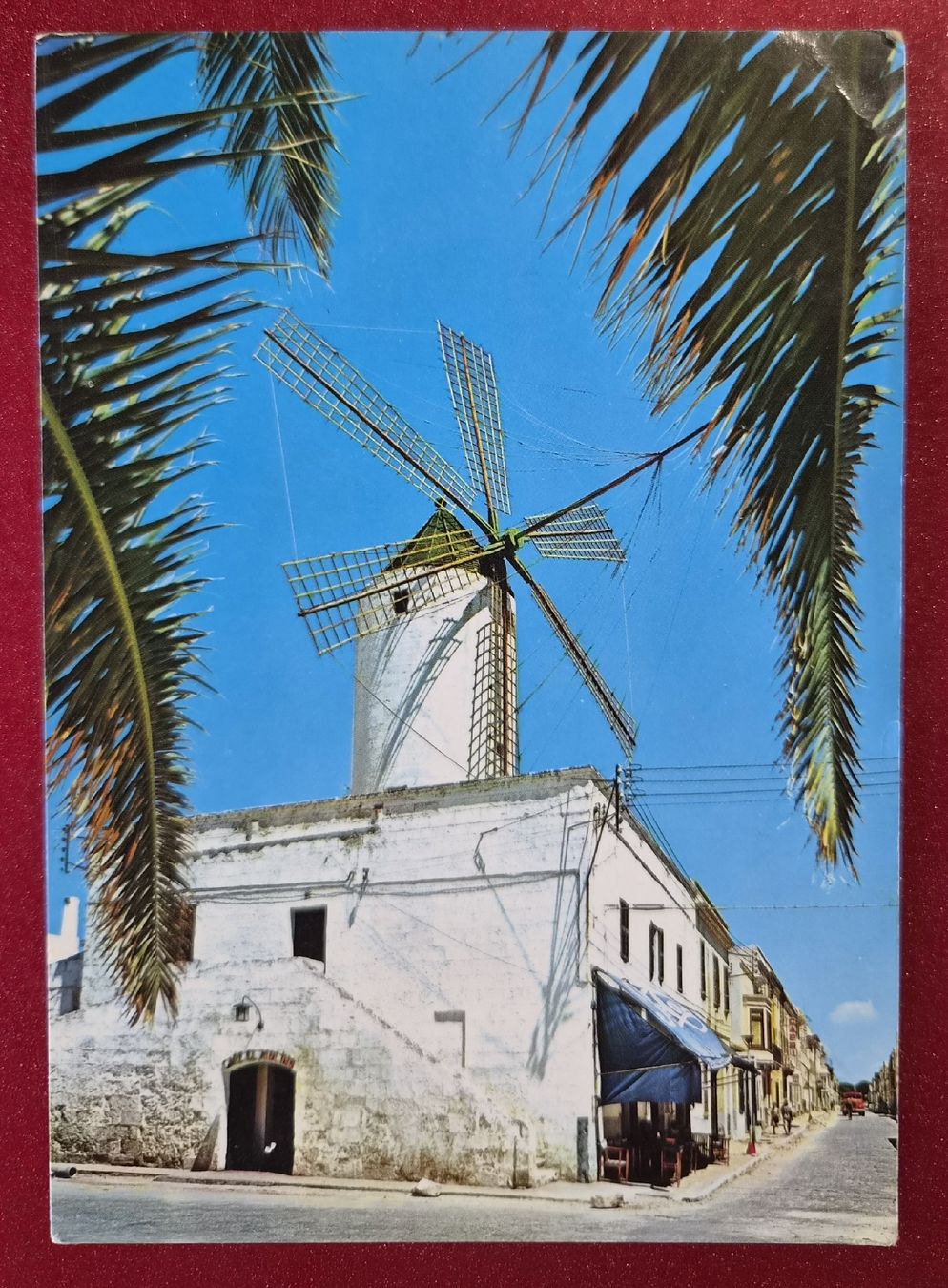 Cartoline postali: Menorca Ciudadela typische Windmühle 1982 – Usato da Melchnau venduto da Fishel