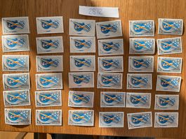 72Fr Flugpost Frankaturware ungestempelt postfrisch Sammlung